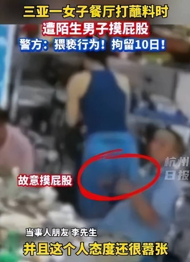 抓获仍狡辩肇事者嚣张至极大闹派出所pg电子平台女子在三亚被猥亵：当场(图4)